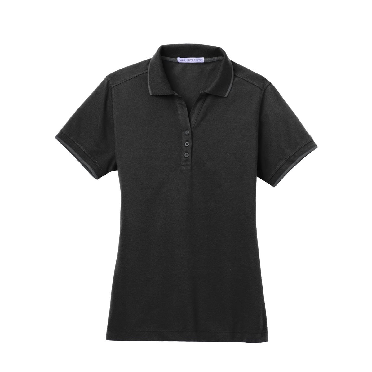 Jet Black Polo Shirt - Port Authority - Rapid Dry