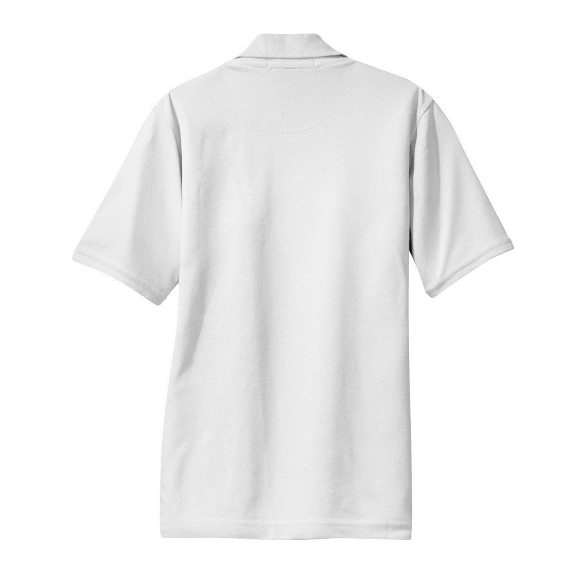 White Polo Shirt - Port Authority - Comfortable Fabric