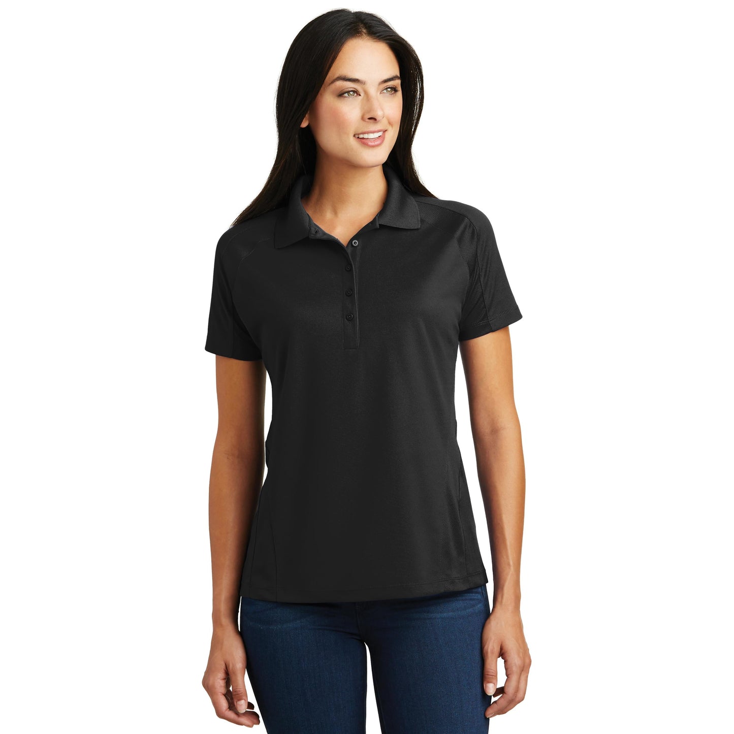 Black Polo Shirts - Sport-Tek - Performance Fabric