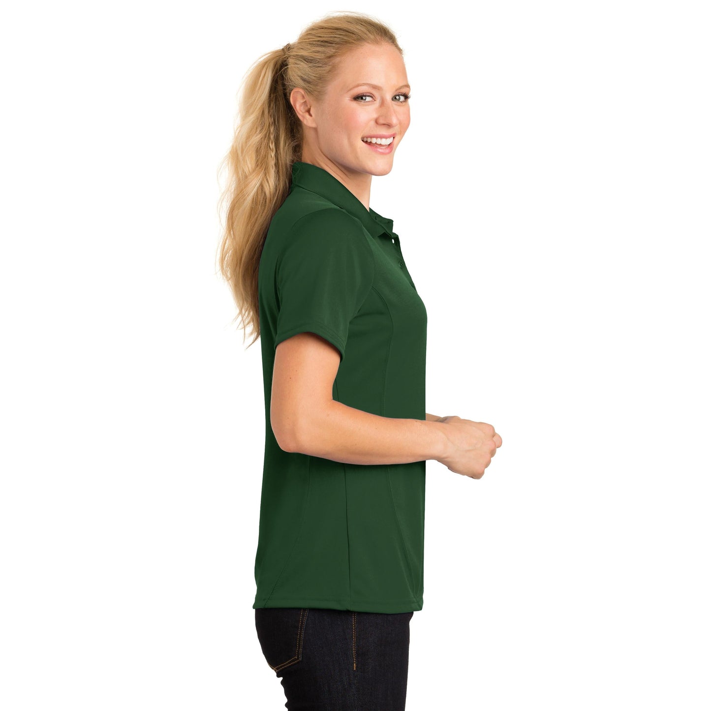 Black Polo Shirt - Sport-Tek - Moisture-Wicking