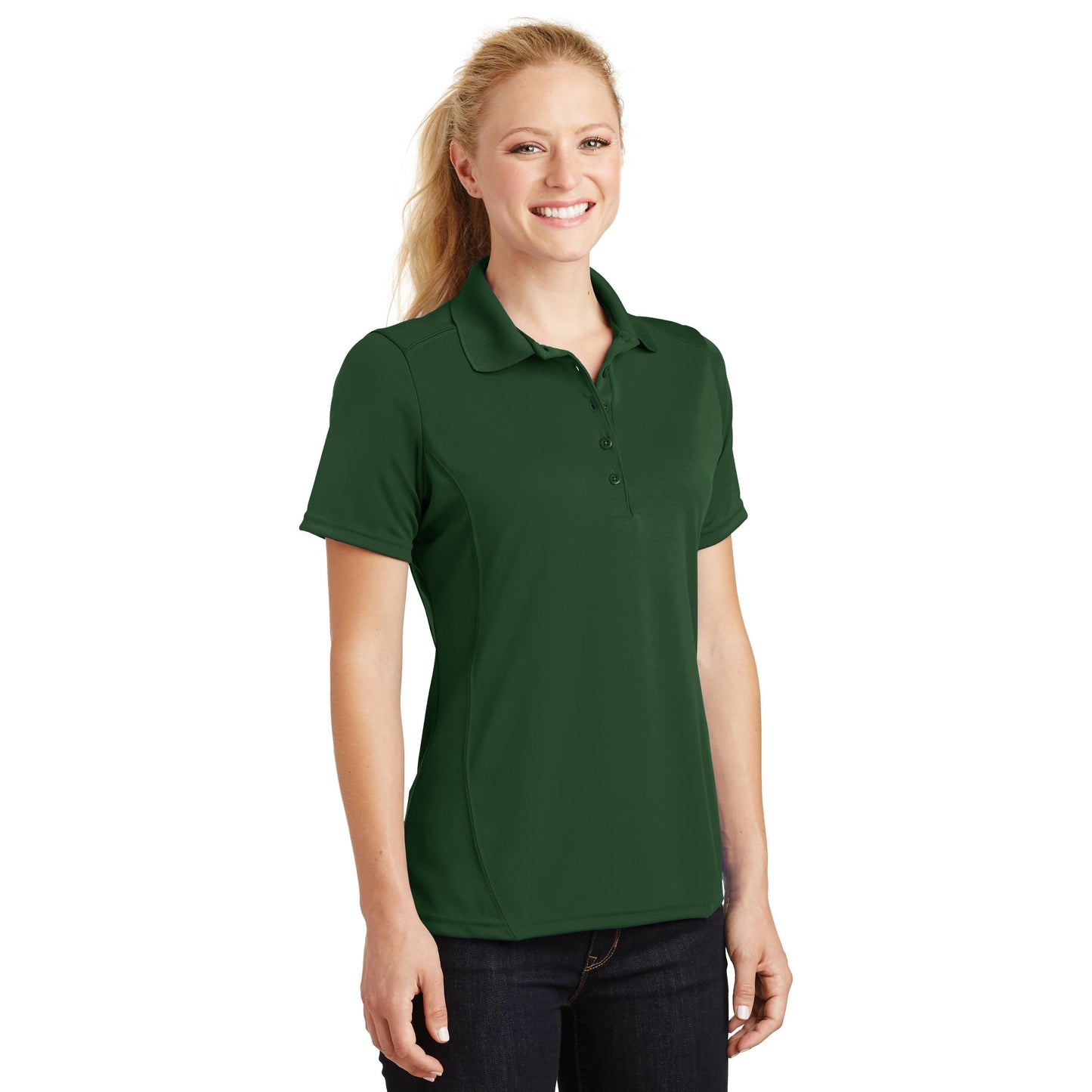 Black Polo Shirt - Sport-Tek - Moisture-Wicking