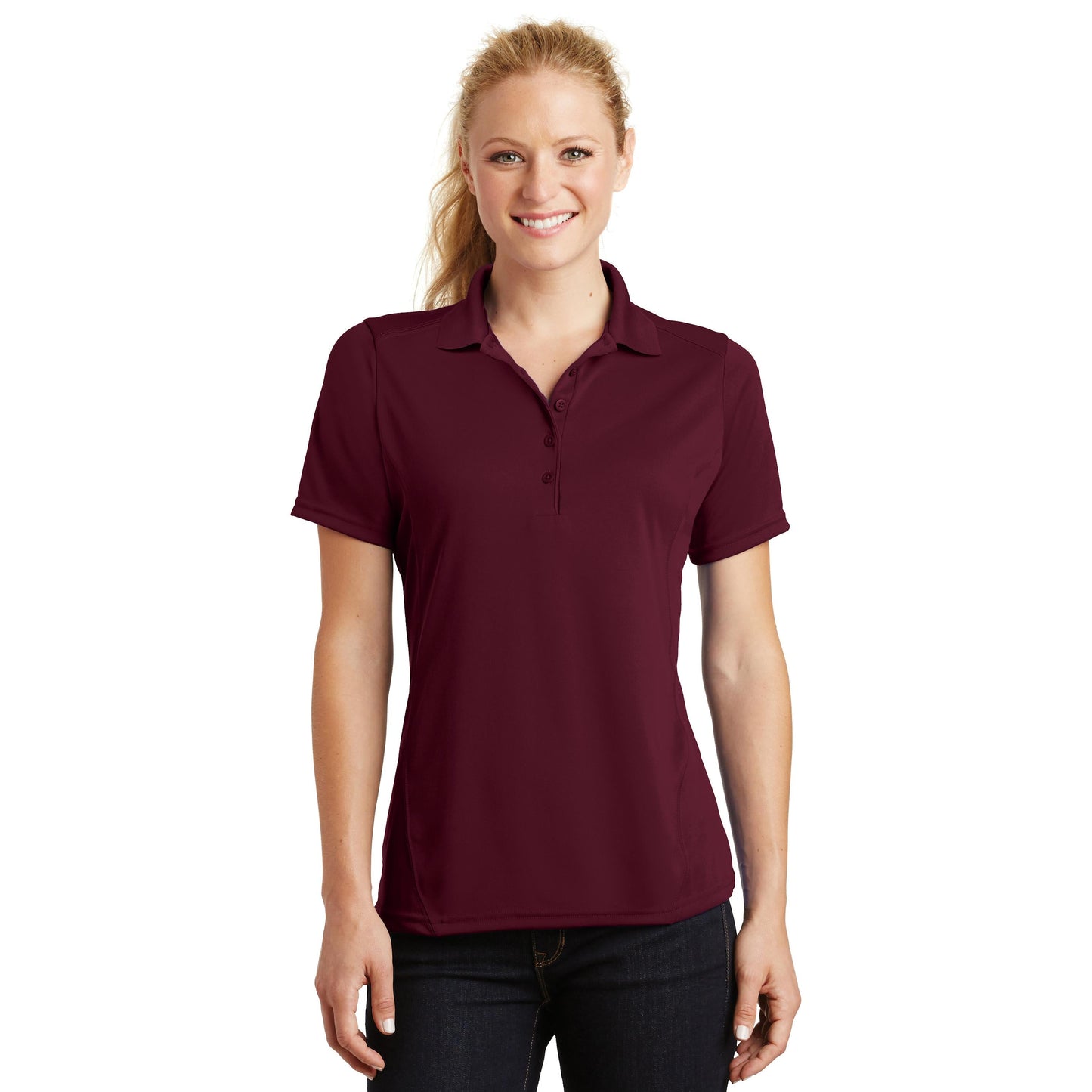 Black Polo Shirt - Sport-Tek - Moisture-Wicking