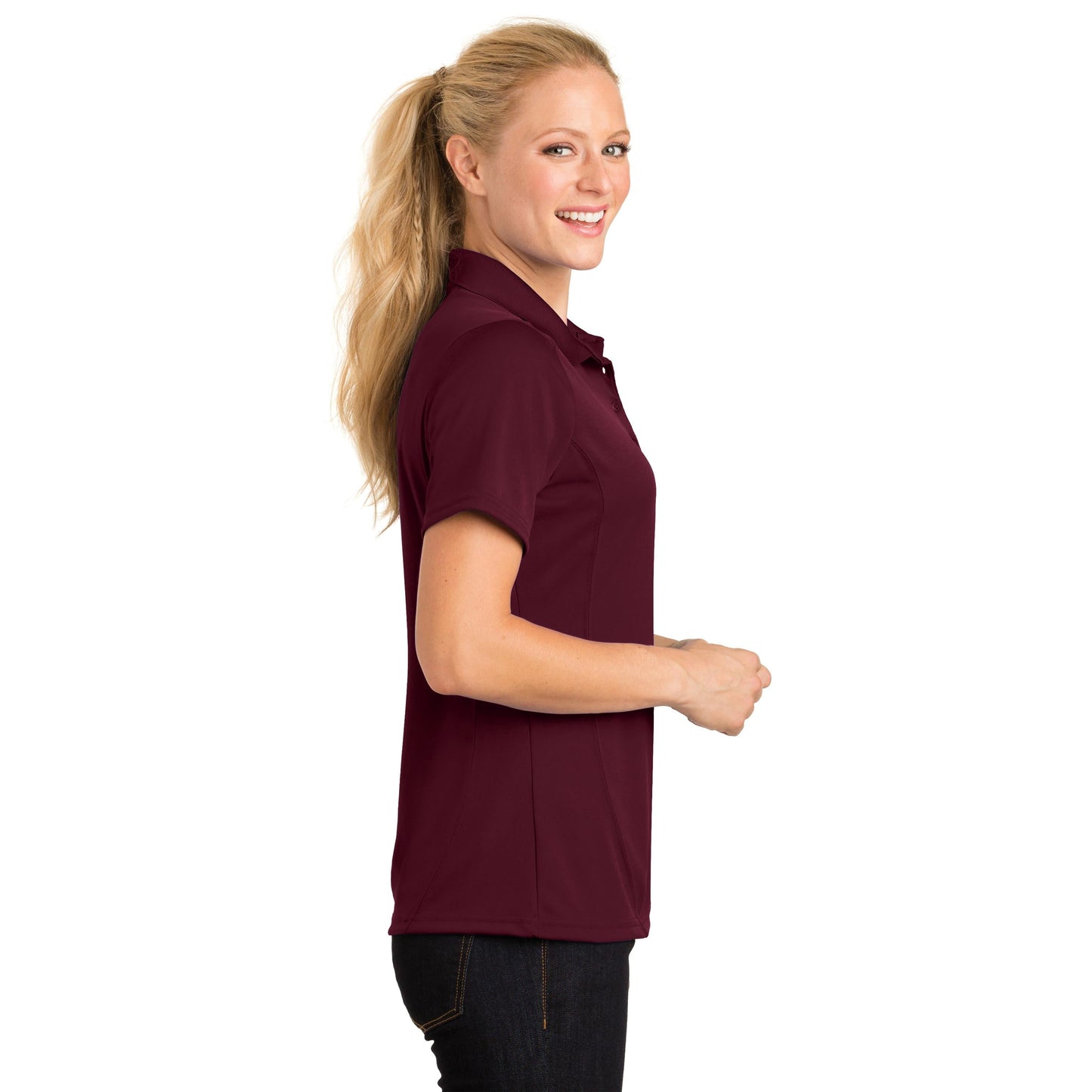 Black Polo Shirt - Sport-Tek - Moisture-Wicking