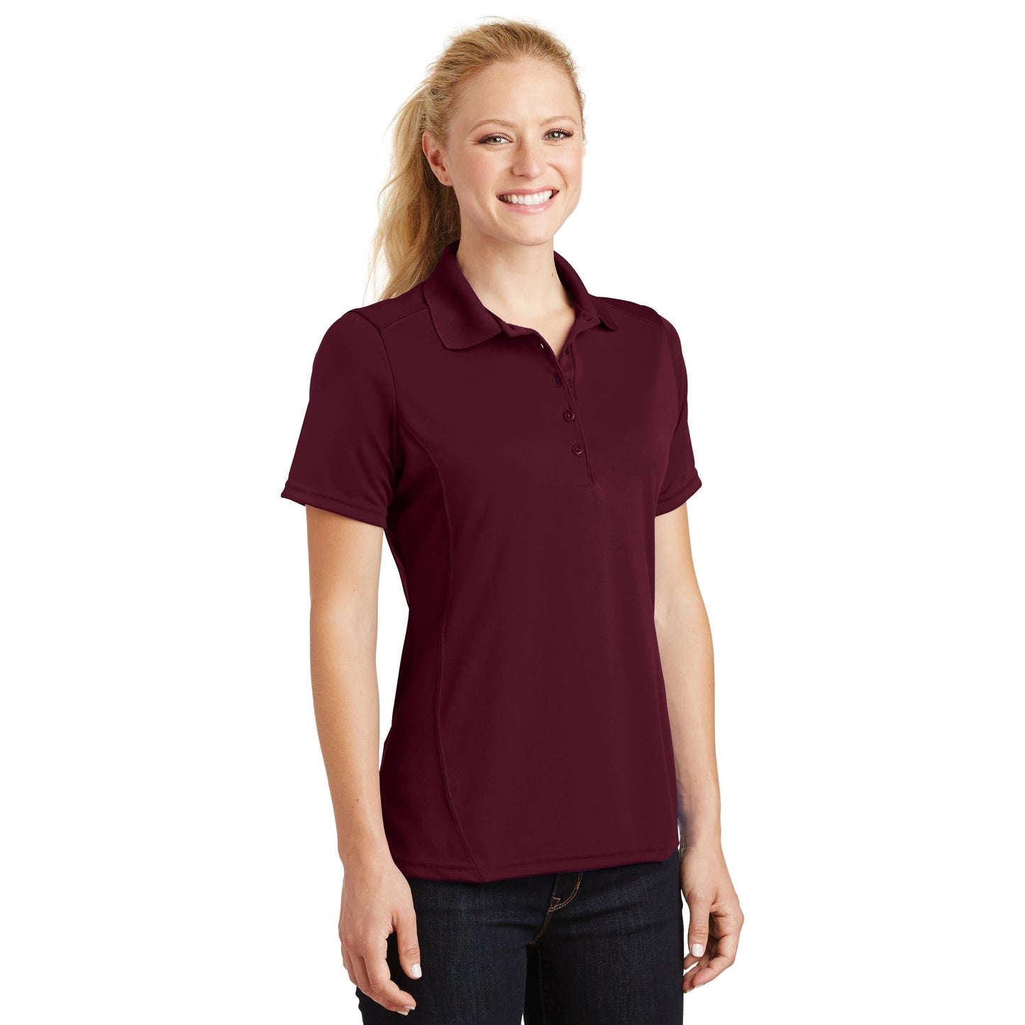 Black Polo Shirt - Sport-Tek - Moisture-Wicking