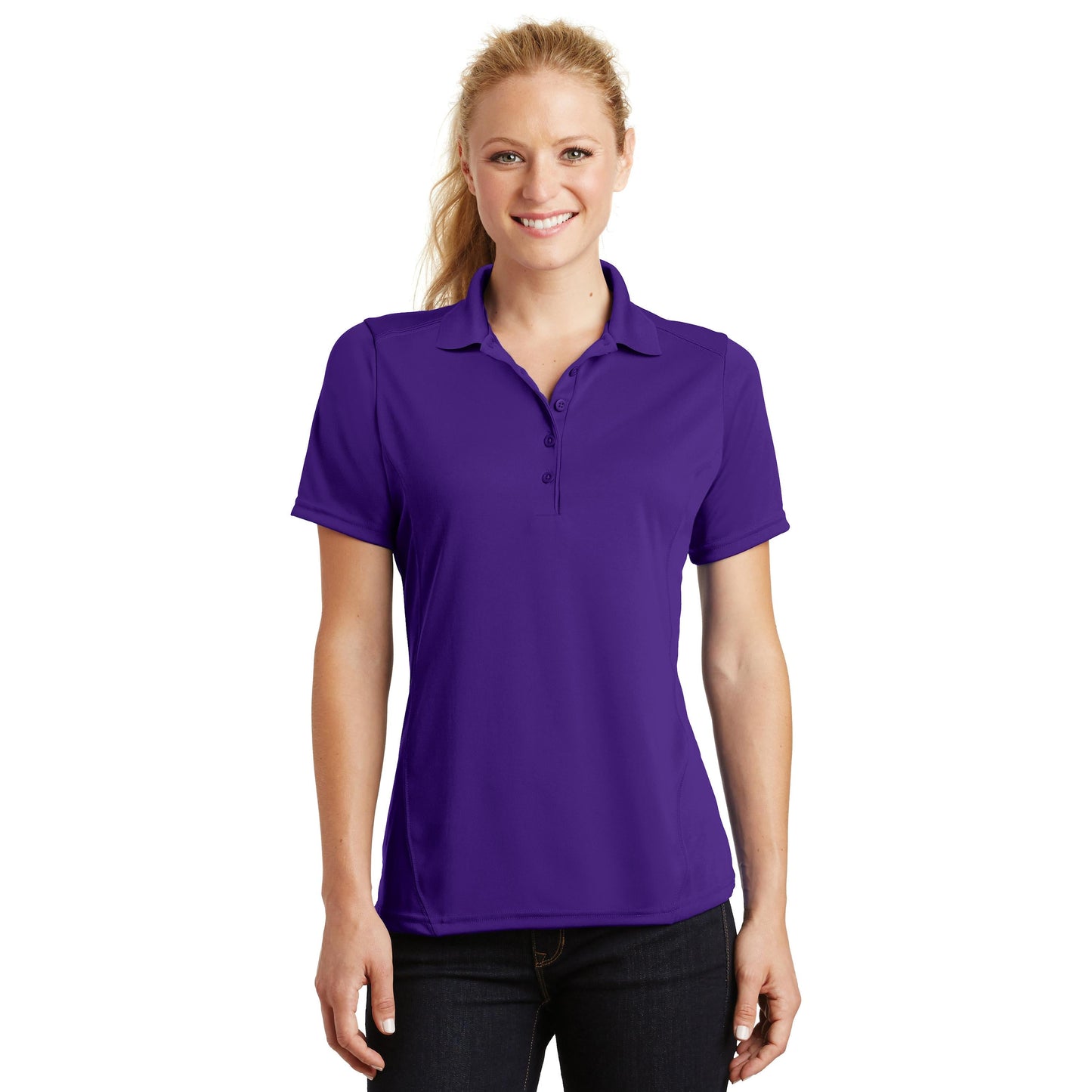 Black Polo Shirt - Sport-Tek - Moisture-Wicking