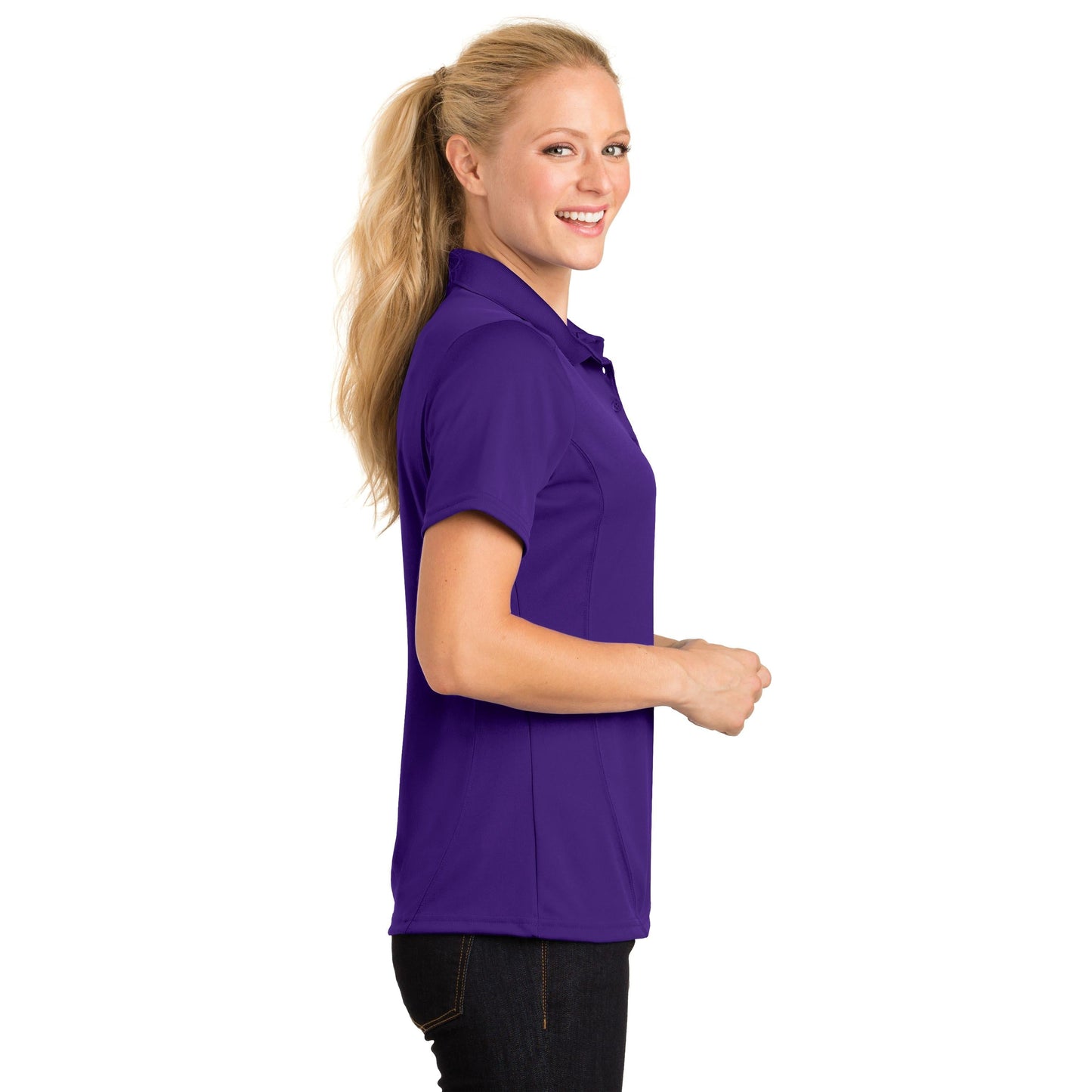 Black Polo Shirt - Sport-Tek - Moisture-Wicking