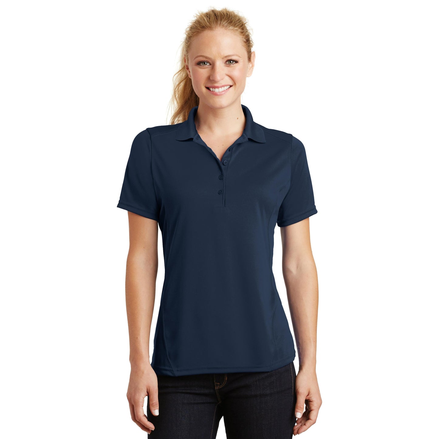 Black Polo Shirt - Sport-Tek - Moisture-Wicking