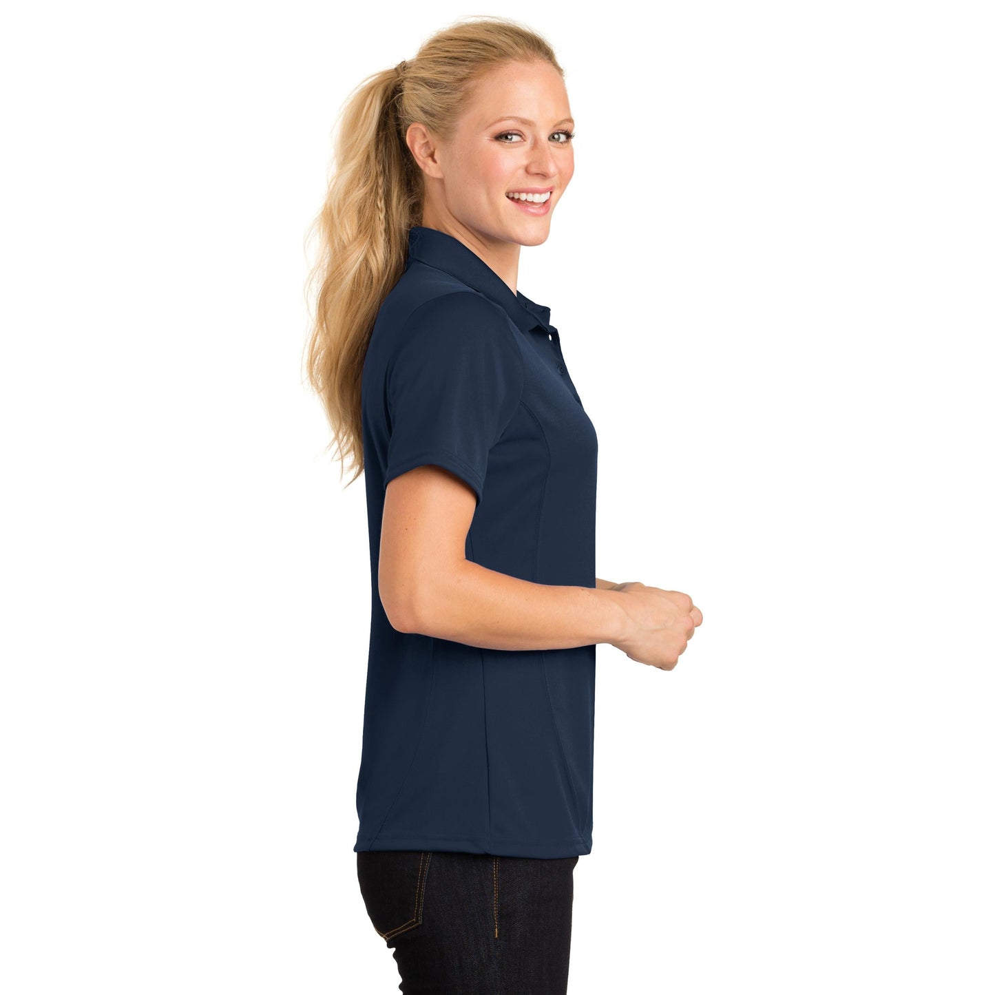 Black Polo Shirt - Sport-Tek - Moisture-Wicking