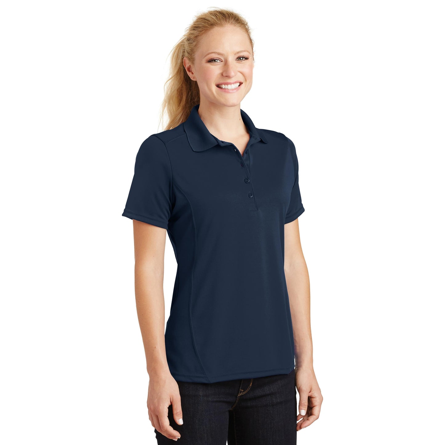 Black Polo Shirt - Sport-Tek - Moisture-Wicking