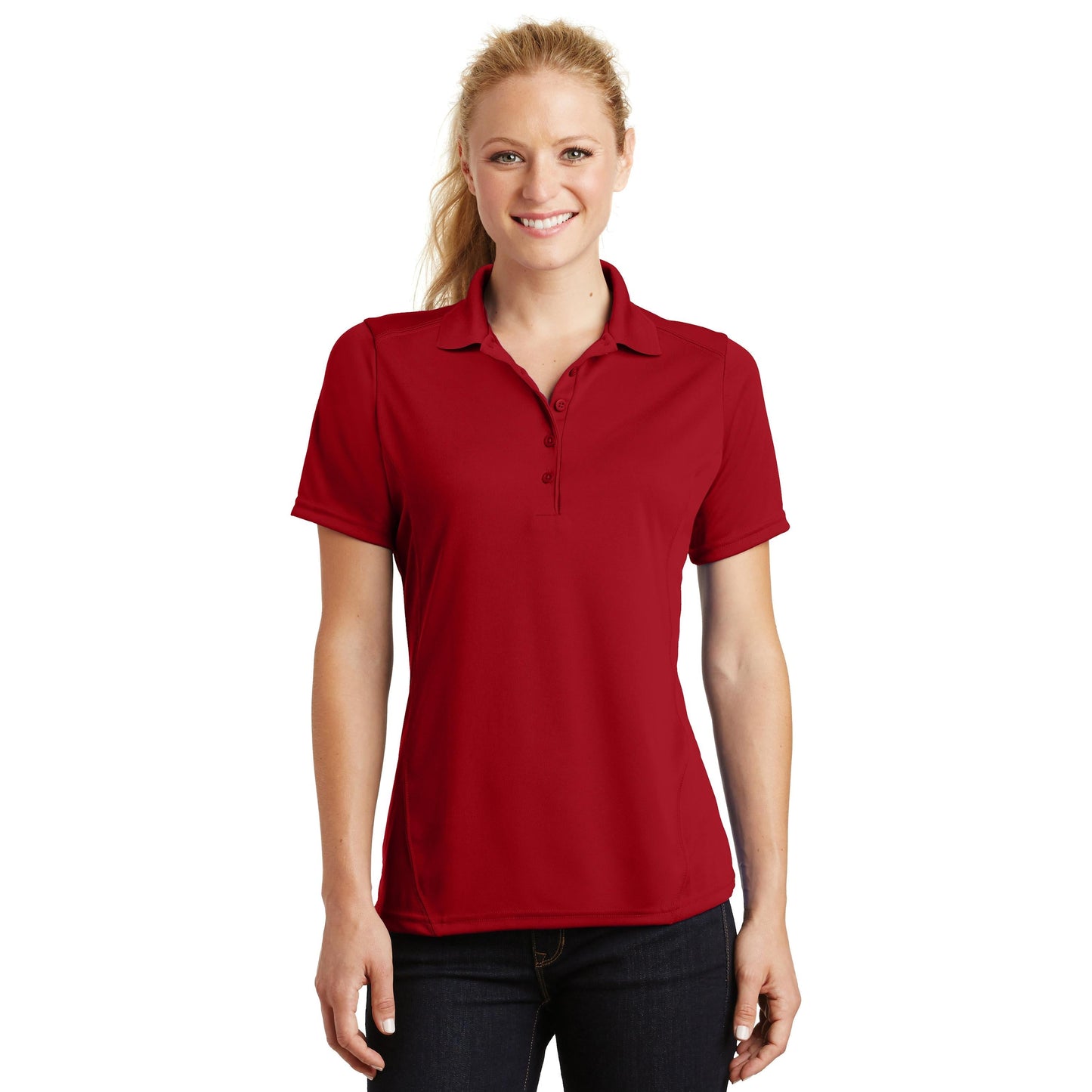 Black Polo Shirt - Sport-Tek - Moisture-Wicking
