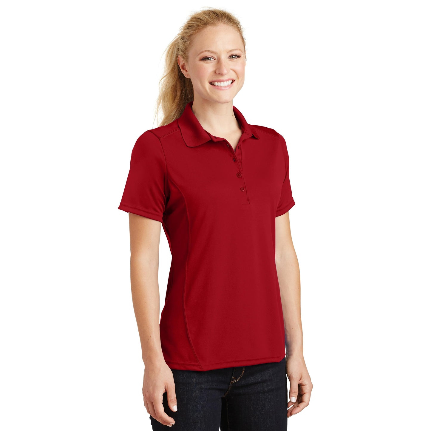 Black Polo Shirt - Sport-Tek - Moisture-Wicking