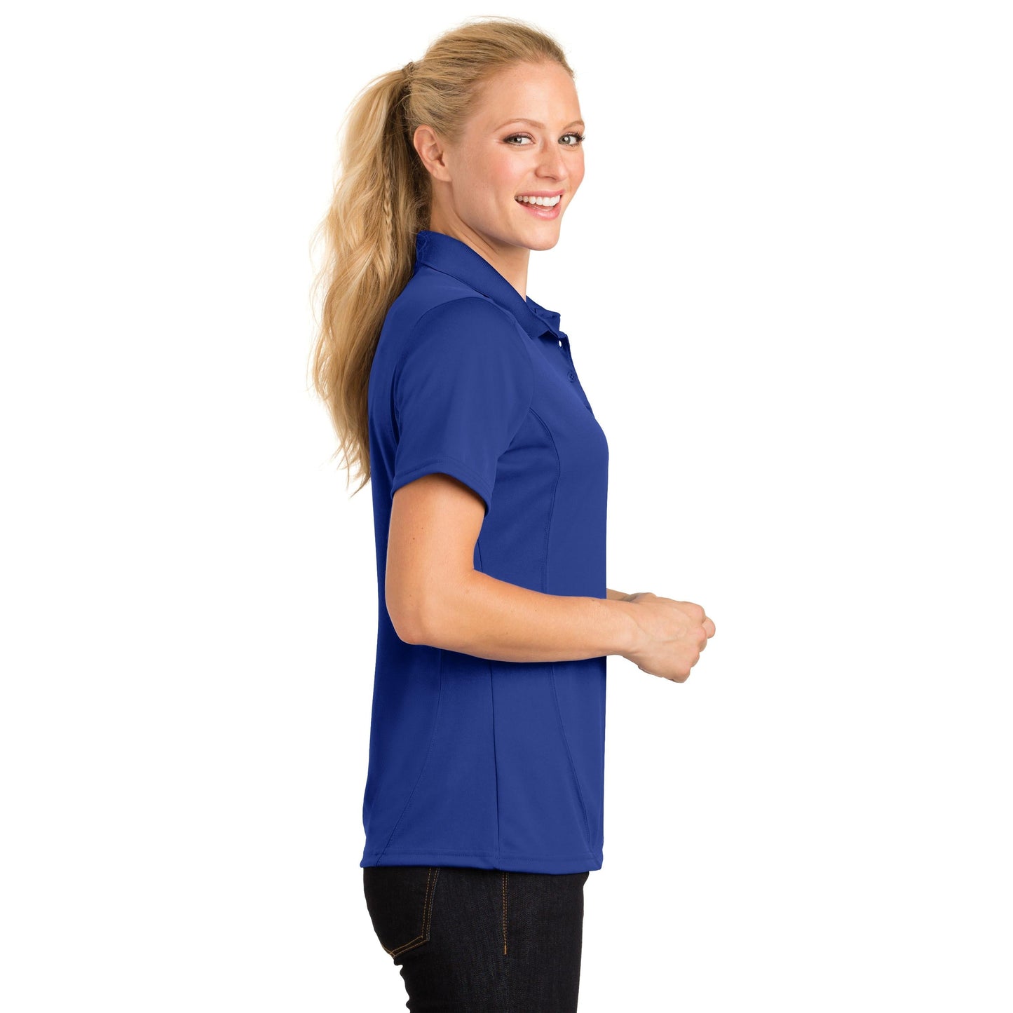 Black Polo Shirt - Sport-Tek - Moisture-Wicking