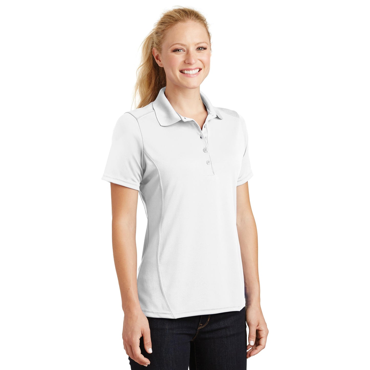 Black Polo Shirt - Sport-Tek - Moisture-Wicking