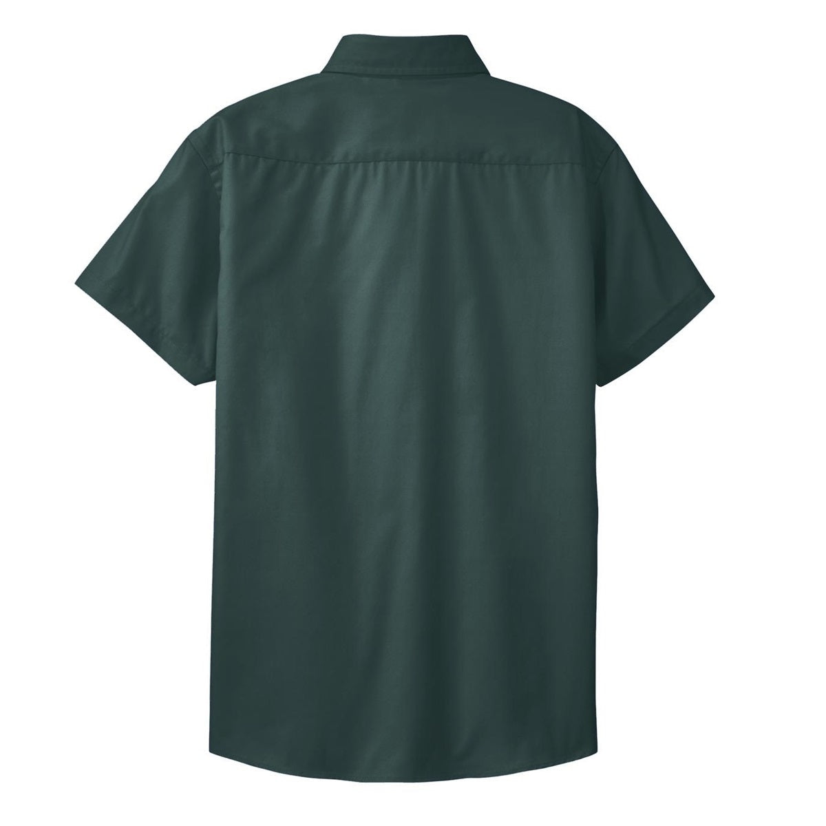 Black/Light Stone Button Up Shirt - Port Authority - Durable
