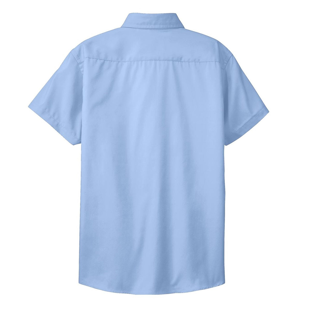 Black/Light Stone Button Up Shirt - Port Authority - Durable