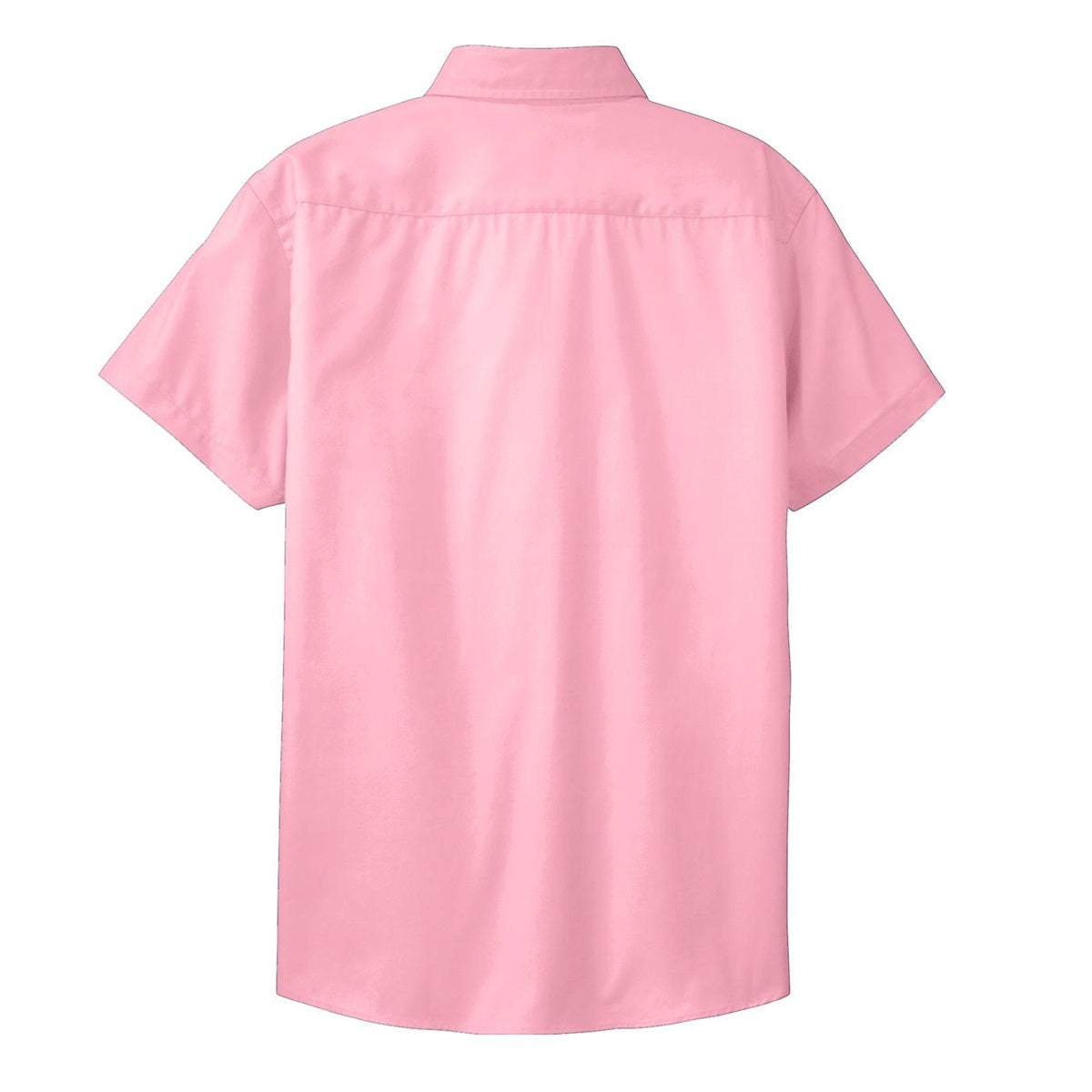 Black/Light Stone Button Up Shirt - Port Authority - Durable