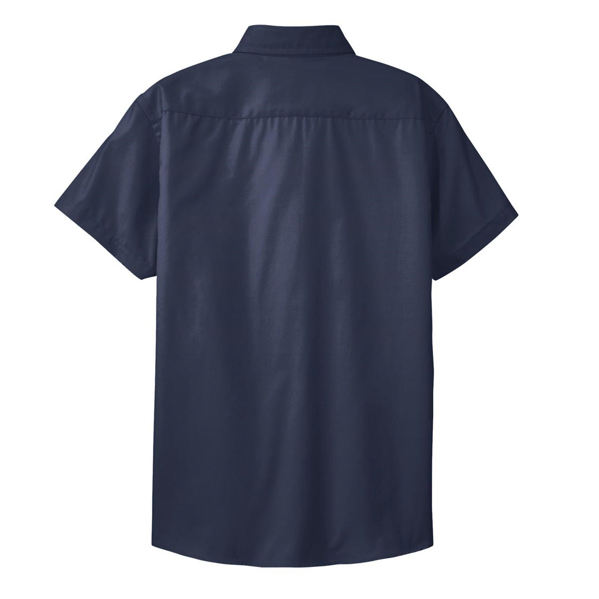Black/Light Stone Button Up Shirt - Port Authority - Durable
