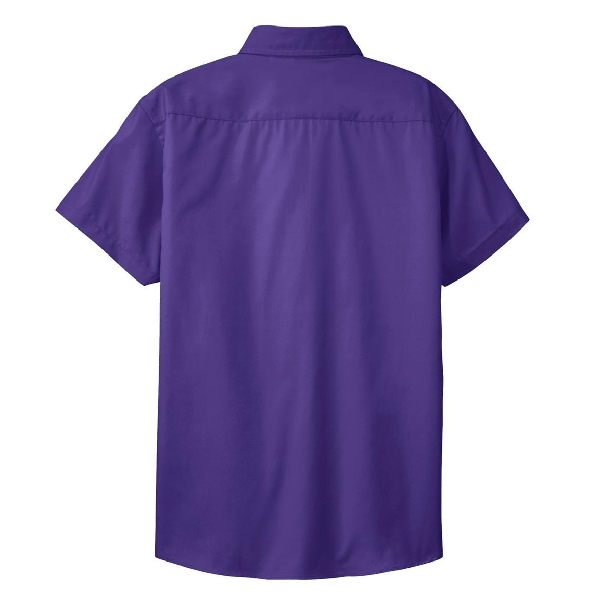 Black/Light Stone Button Up Shirt - Port Authority - Durable