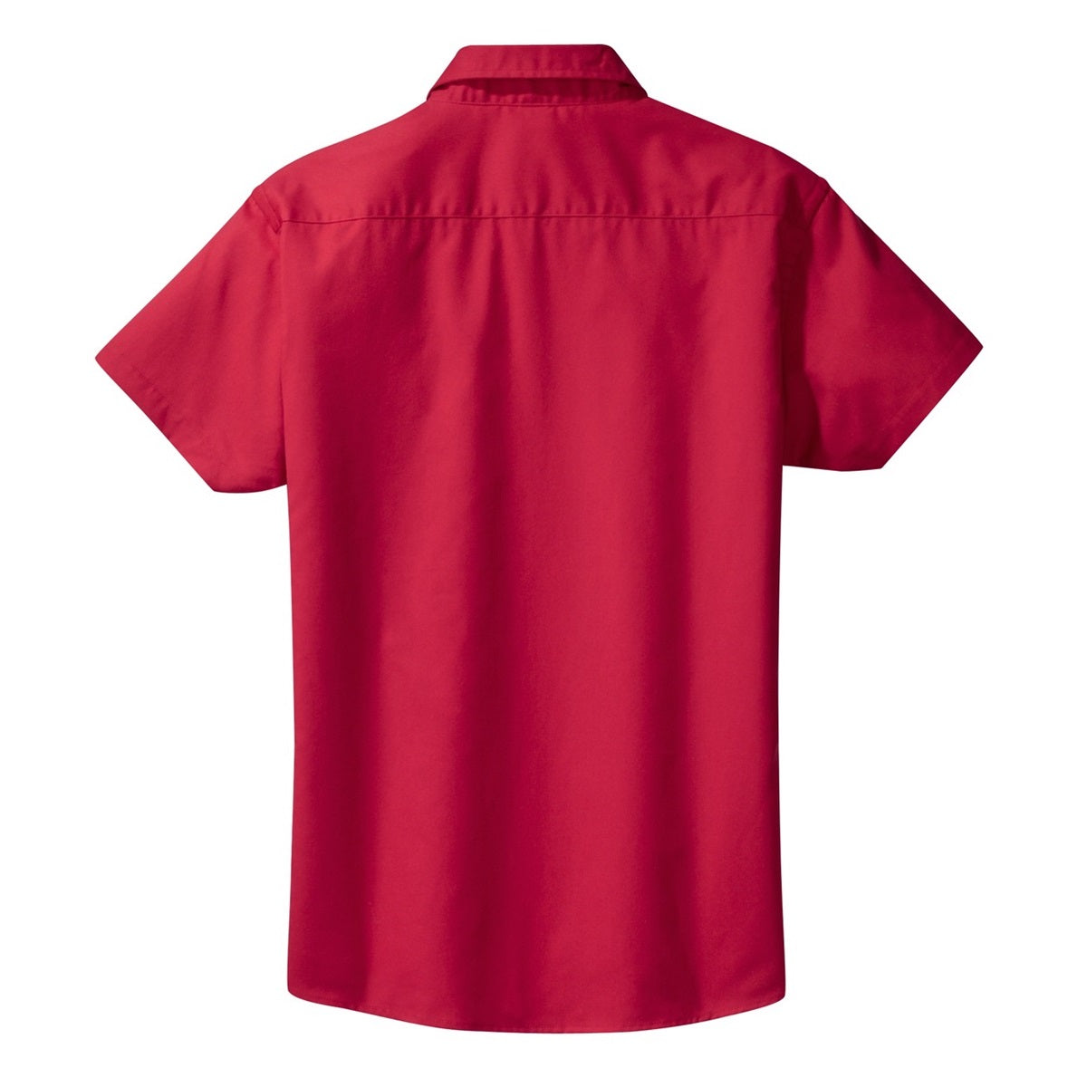 Black/Light Stone Button Up Shirt - Port Authority - Durable
