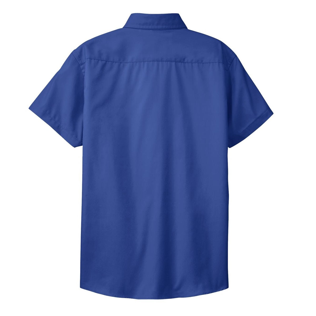 Black/Light Stone Button Up Shirt - Port Authority - Durable