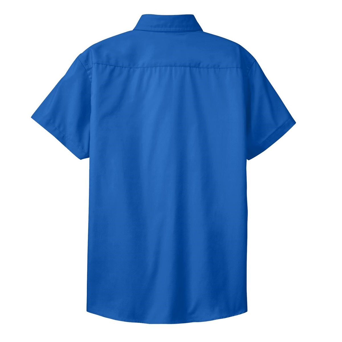 Black/Light Stone Button Up Shirt - Port Authority - Durable