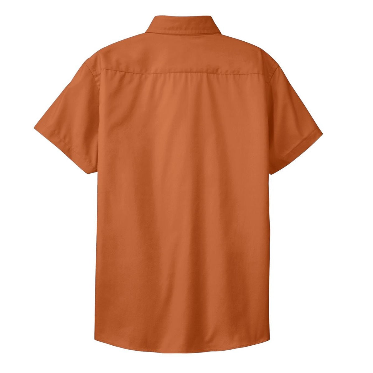 Black/Light Stone Button Up Shirt - Port Authority - Durable