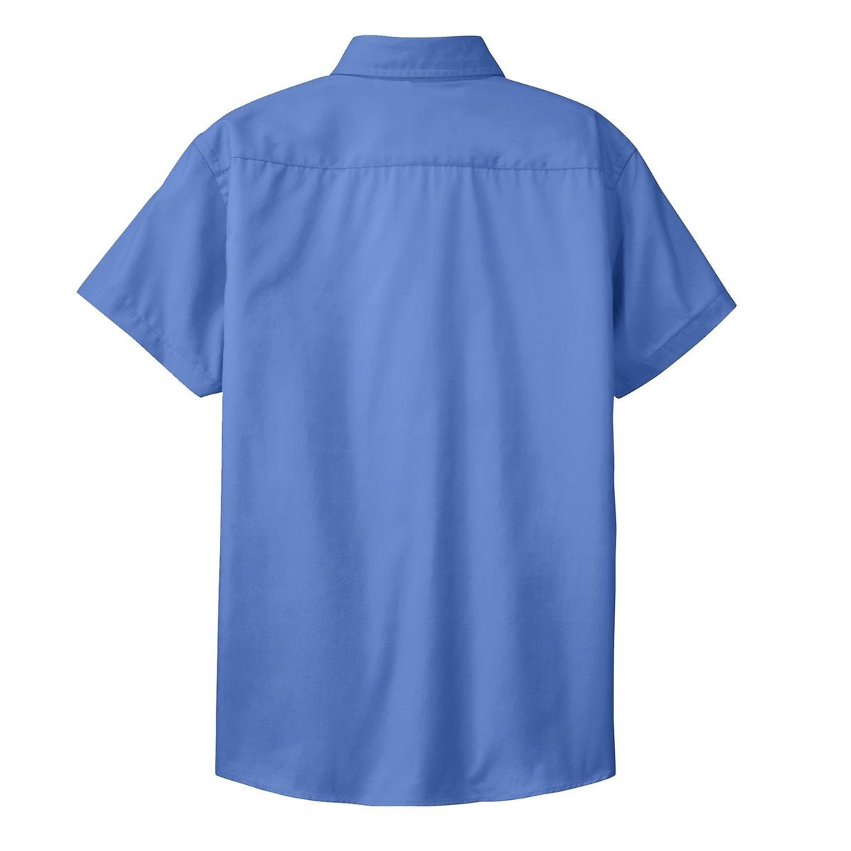 Black/Light Stone Button Up Shirt - Port Authority - Durable
