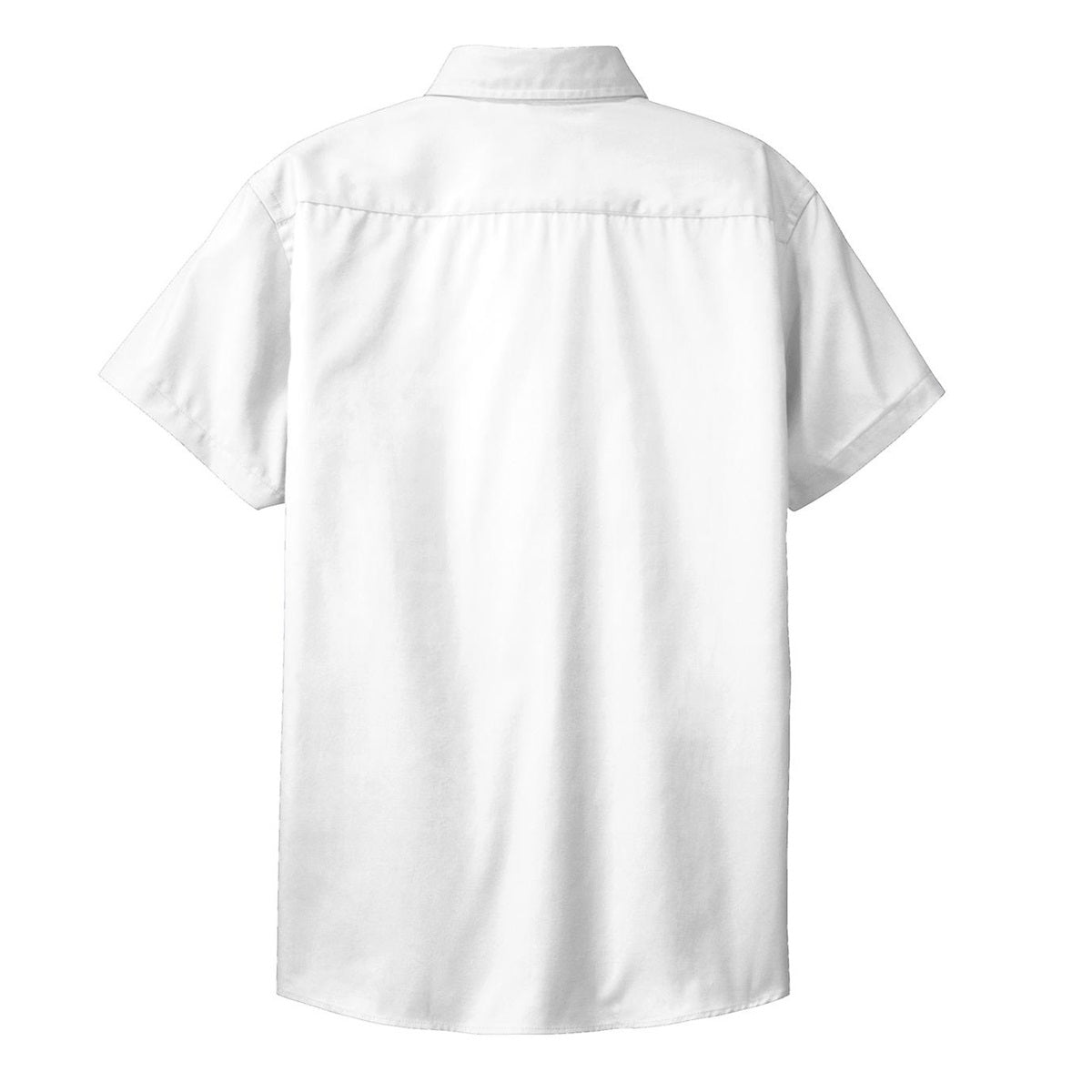 Black/Light Stone Button Up Shirt - Port Authority - Durable