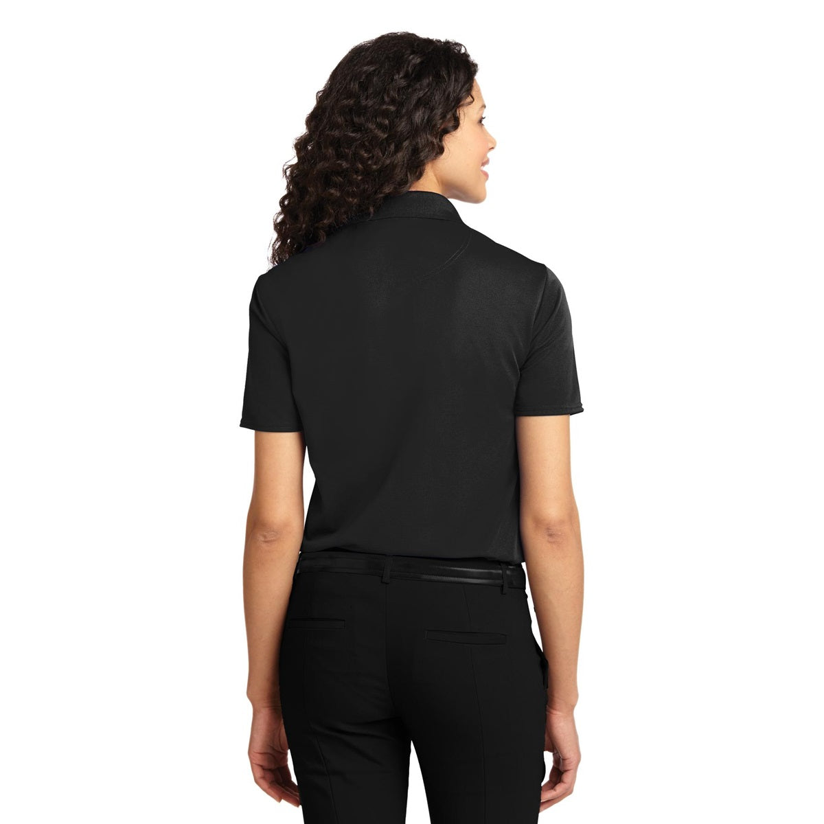 Black Polo Shirt - Port Authority - Comfortable Fabric