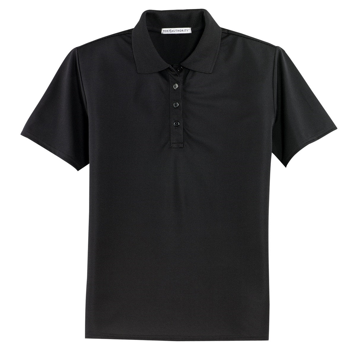 Black Polo Shirt - Port Authority - Comfortable Fabric