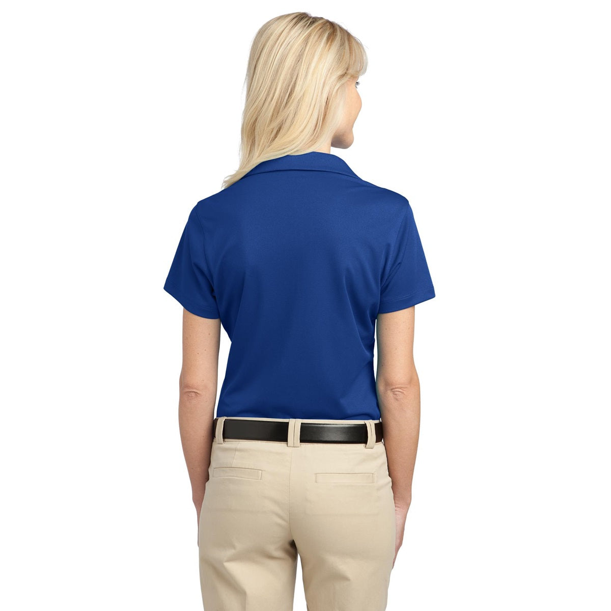 Black Polo Shirts - Port Authority - Stylish Poly Blend