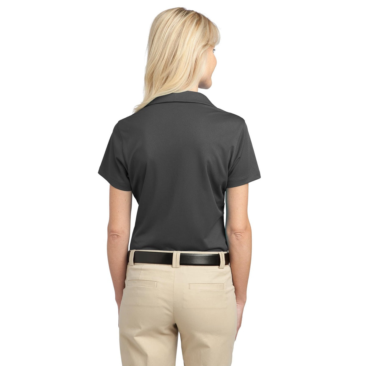 Black Polo Shirts - Port Authority - Stylish Poly Blend