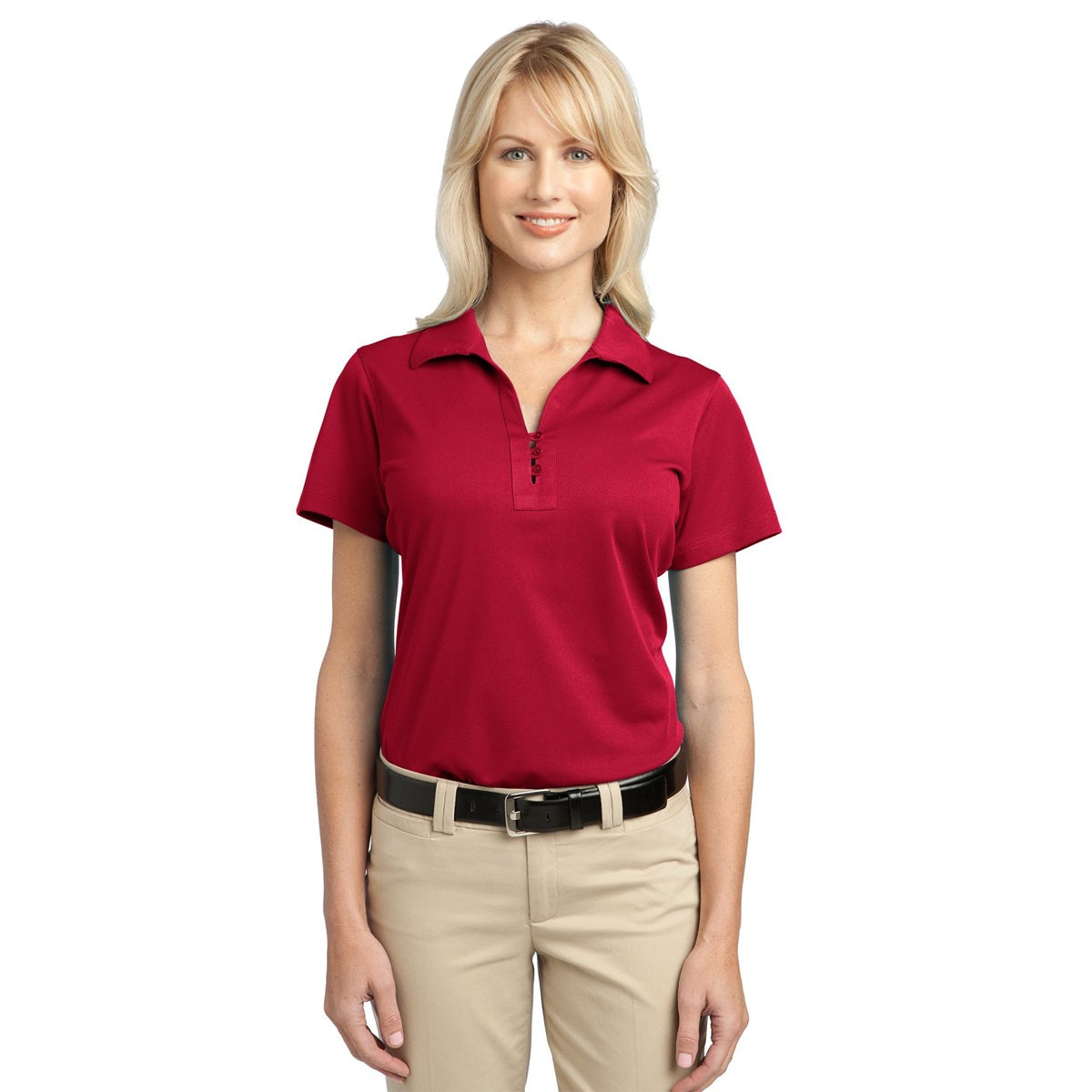 Black Polo Shirts - Port Authority - Stylish Poly Blend
