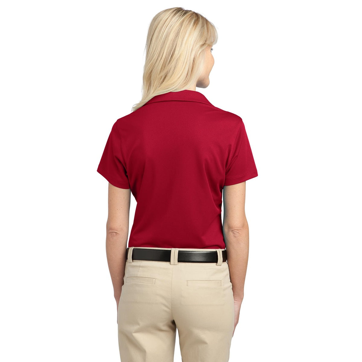 Black Polo Shirts - Port Authority - Stylish Poly Blend