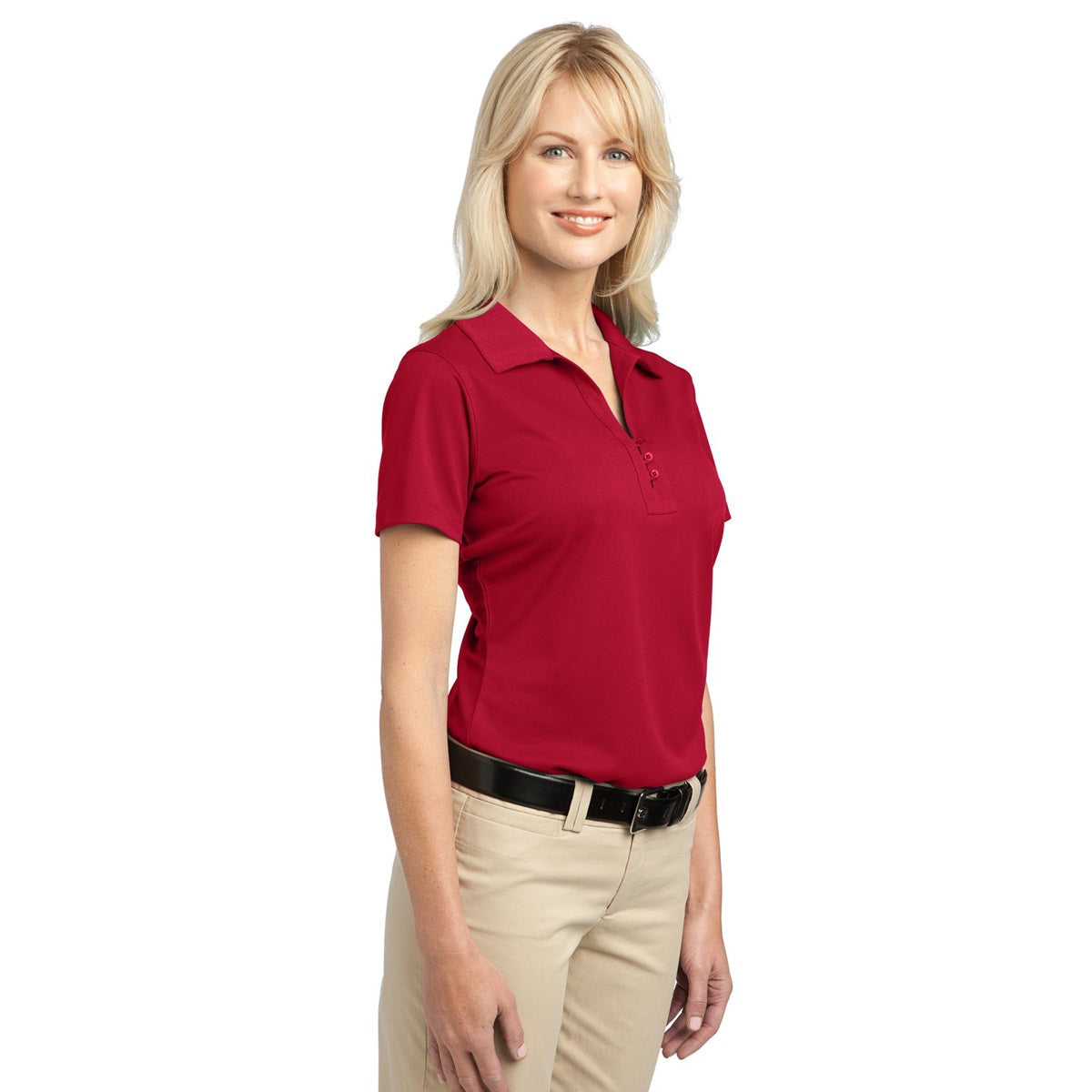 Black Polo Shirts - Port Authority - Stylish Poly Blend