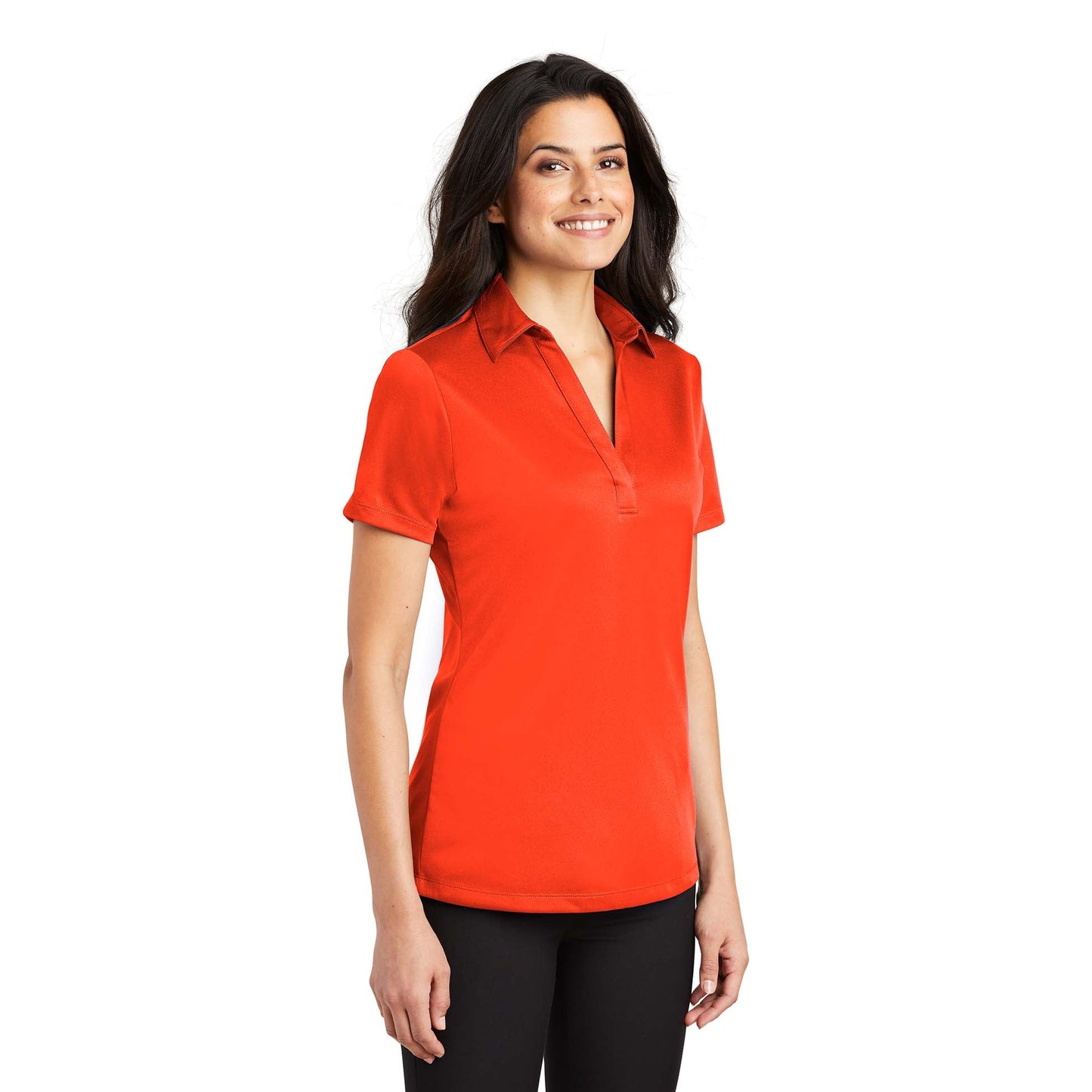 Black Polo Shirt - Port Authority - Performance Fabric