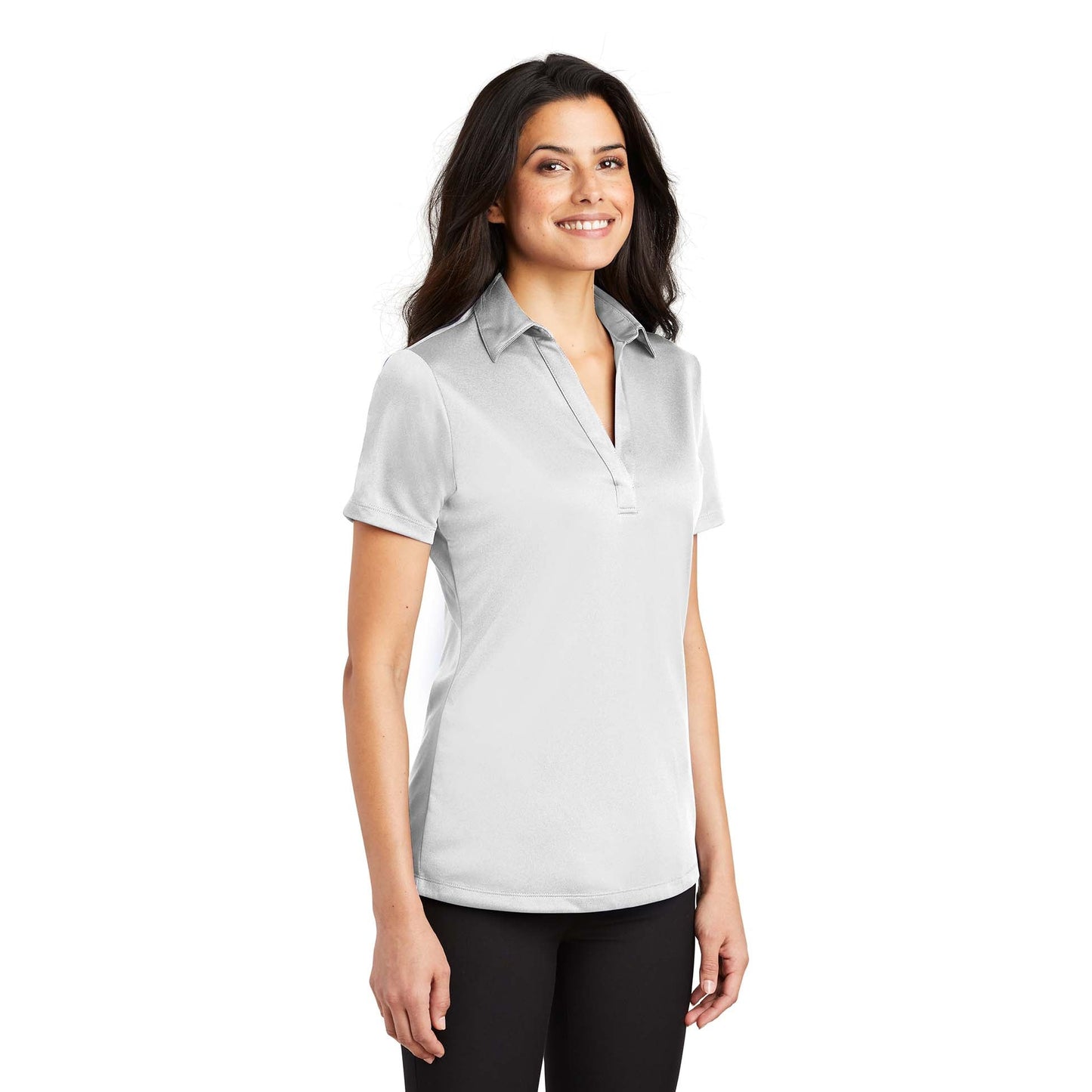 Black Polo Shirt - Port Authority - Performance Fabric