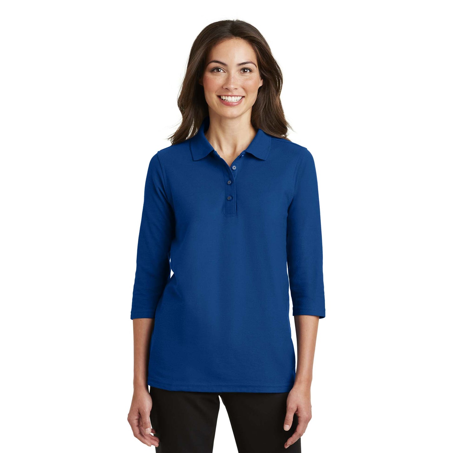 Black Silk Polo Shirt - Port Authority - Elegant Look