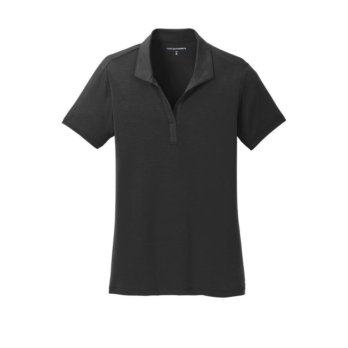 Black Polo Shirts - Port Authority - Cotton Touch
