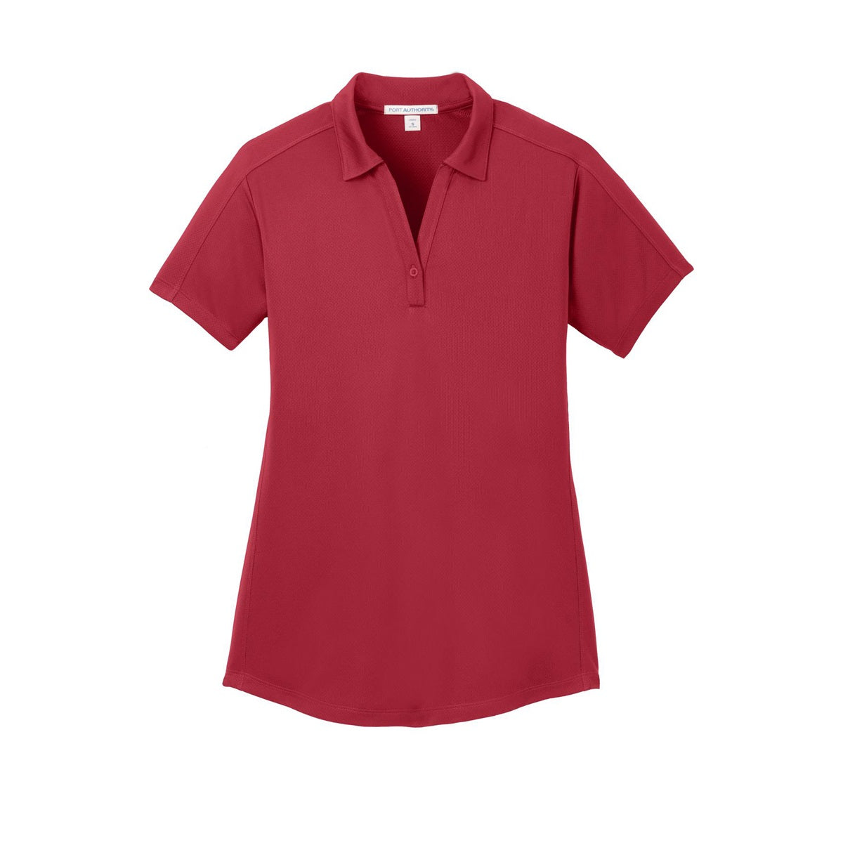 Black Polo Shirt - Port Authority - Stylish Jacquard