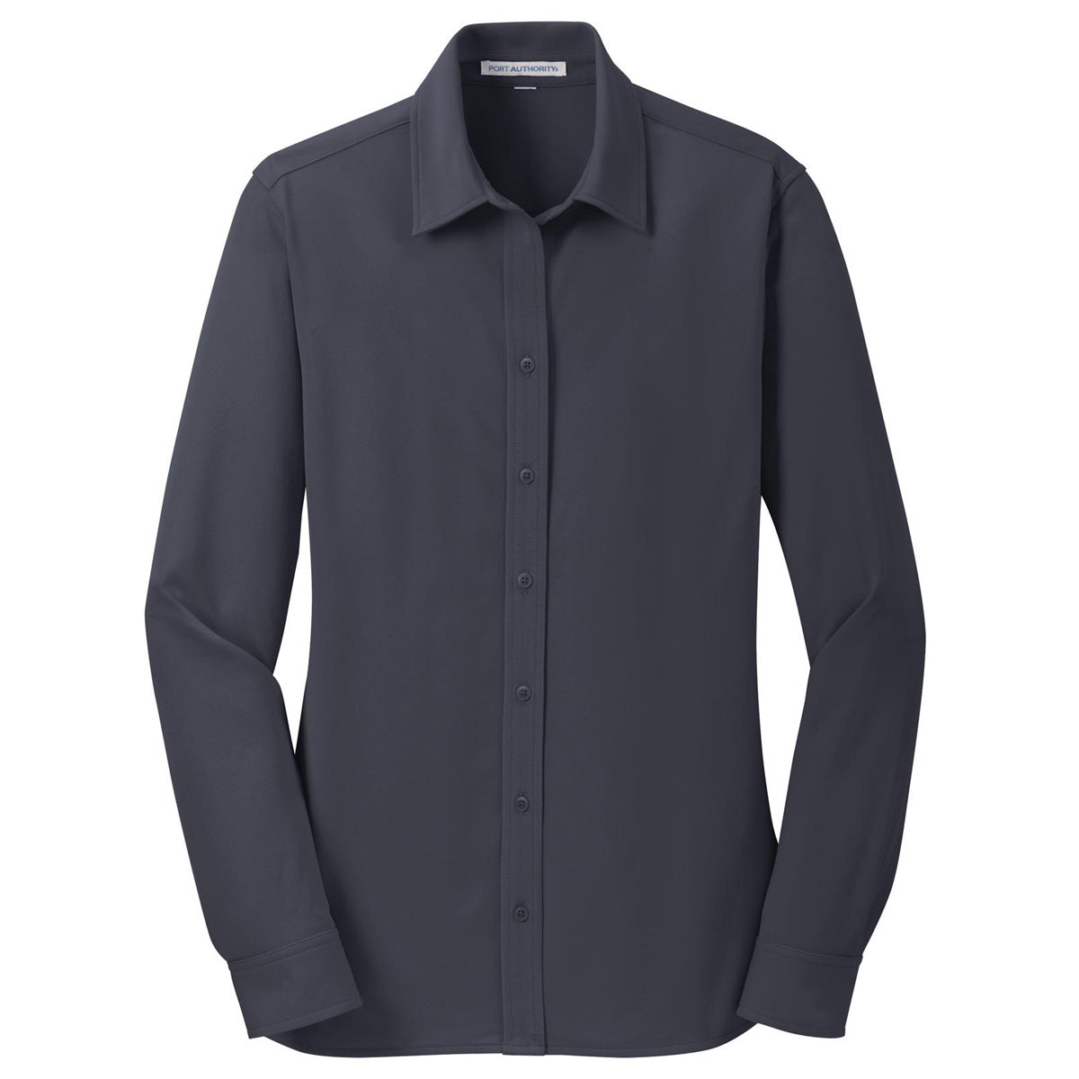 Battleship Grey Shirt - Port Authority - Comfortable Knit