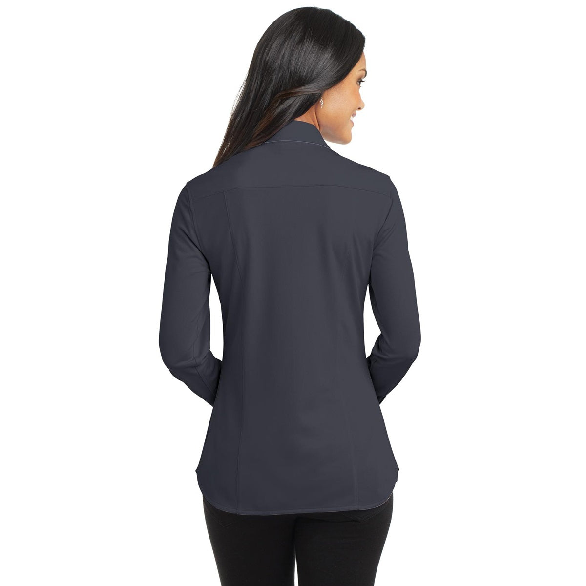 Battleship Grey Shirt - Port Authority - Comfortable Knit