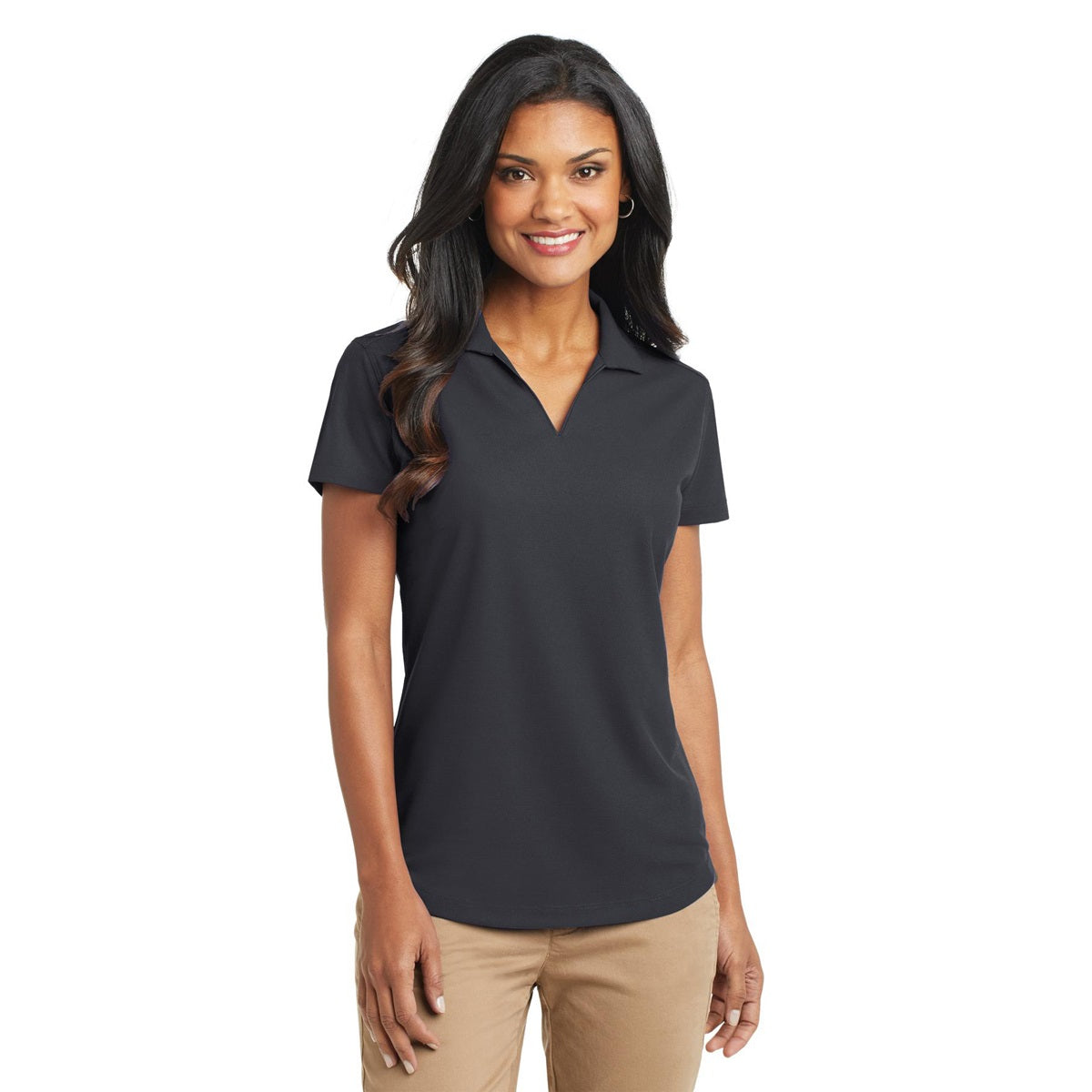 Autumn Orange Polo Shirt - Port Authority - Stylish Fit