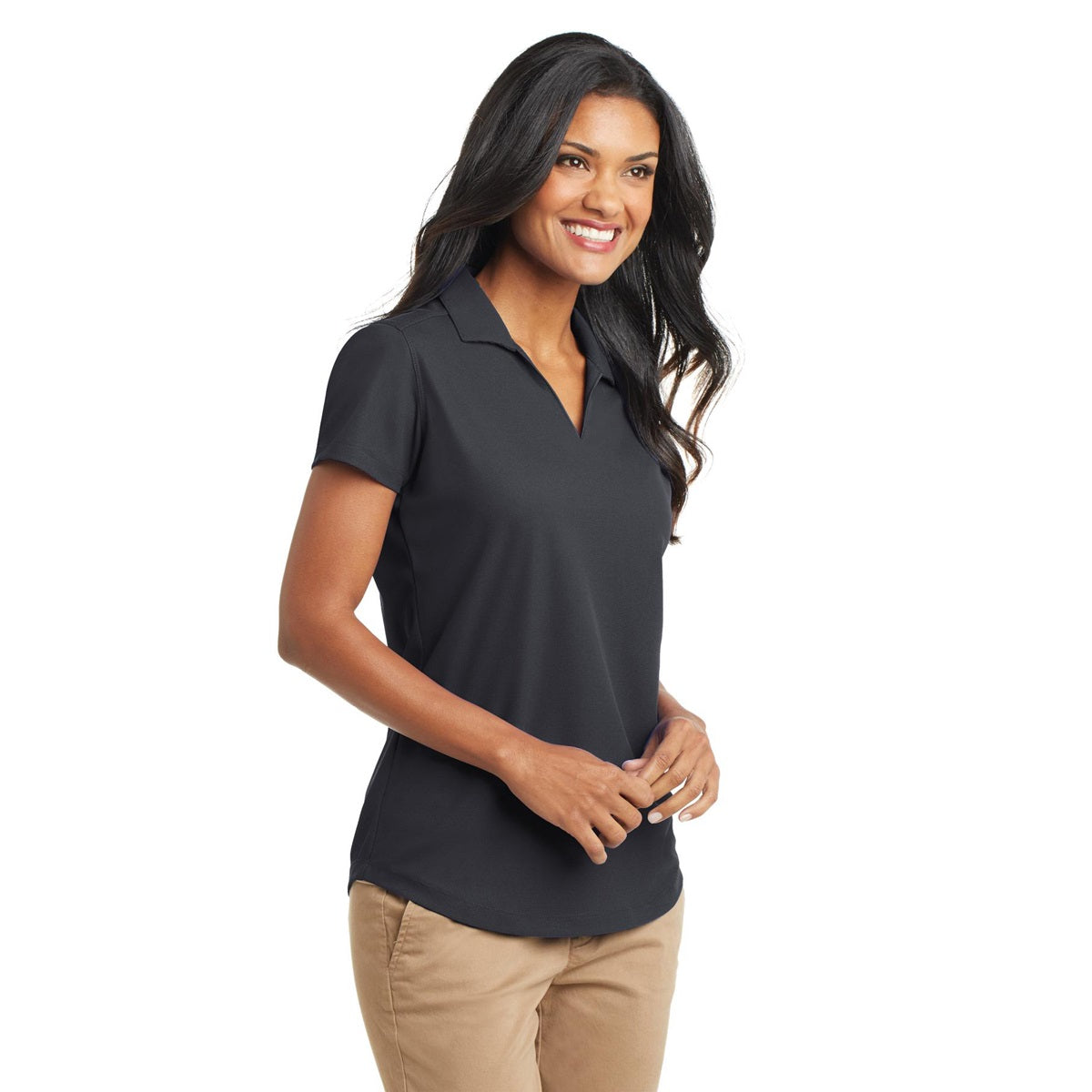 Autumn Orange Polo Shirt - Port Authority - Stylish Fit