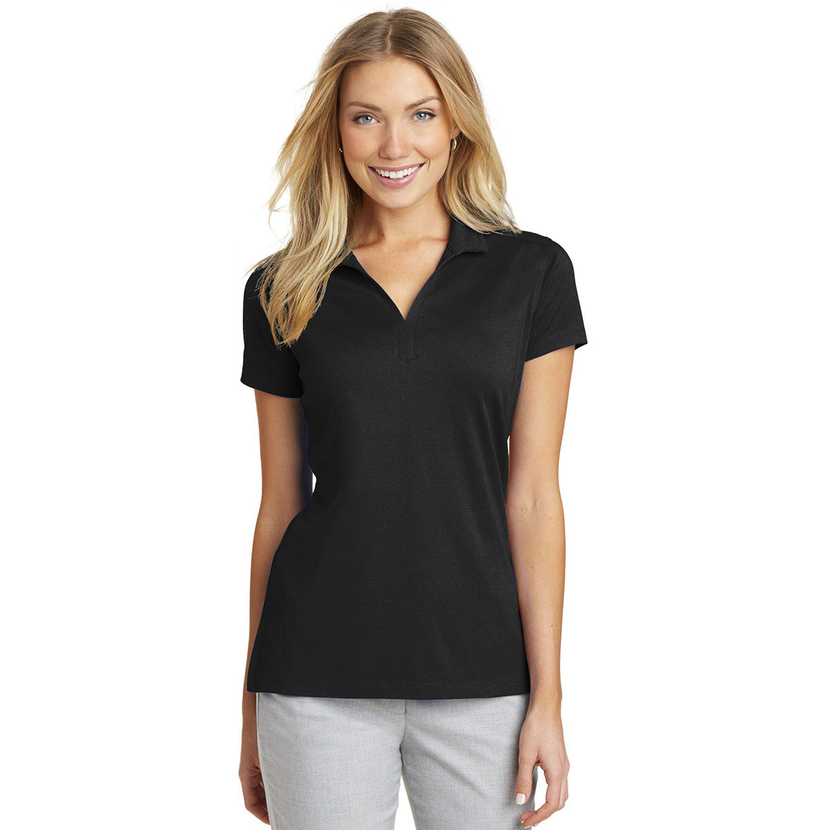 Black Polo Shirts - Port Authority - Quick-Dry Style