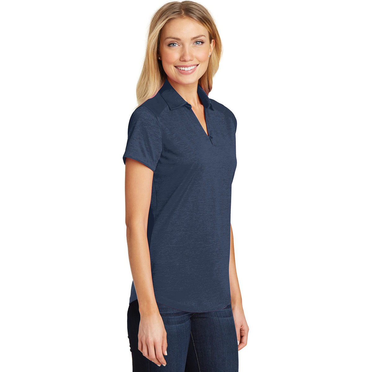 Dark Grey Polo Shirts - Port Authority - Stylish Fit