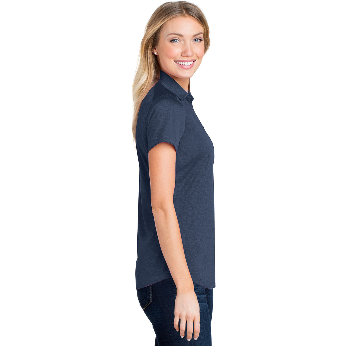 Dark Grey Polo Shirts - Port Authority - Stylish Fit
