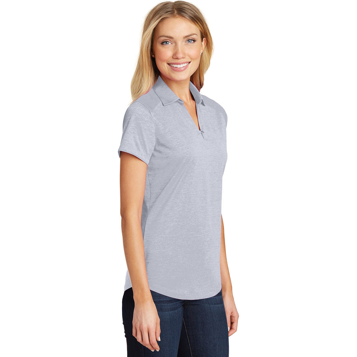 Dark Grey Polo Shirts - Port Authority - Stylish Fit