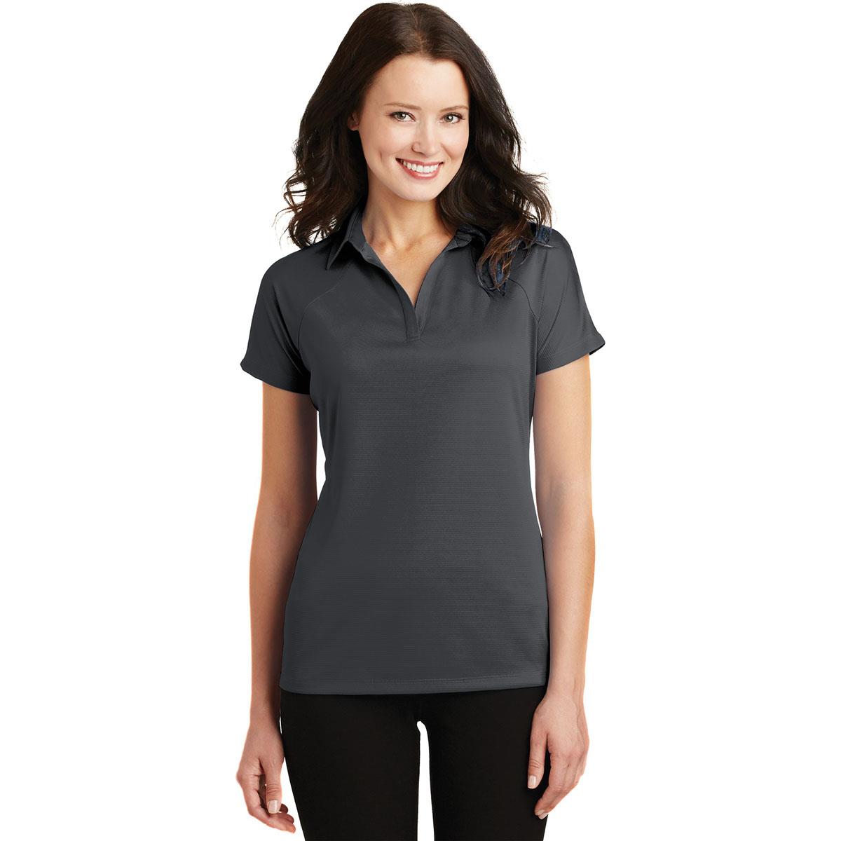 Battleship Grey Polo Shirts - Port Authority - Comfortable Fit