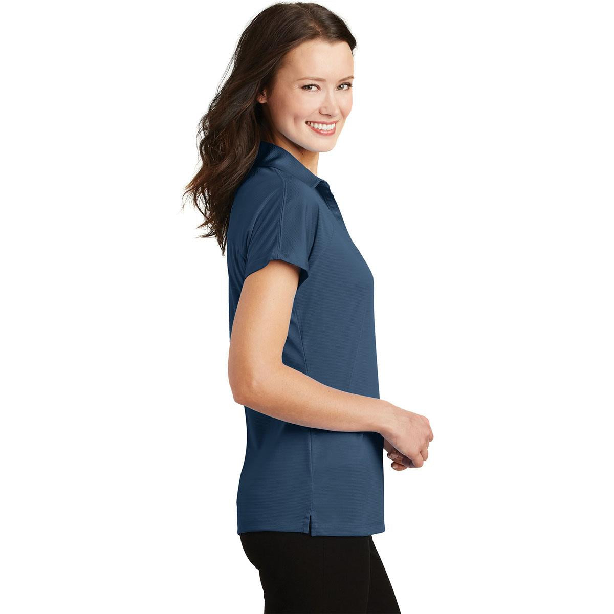 Battleship Grey Polo Shirts - Port Authority - Comfortable Fit
